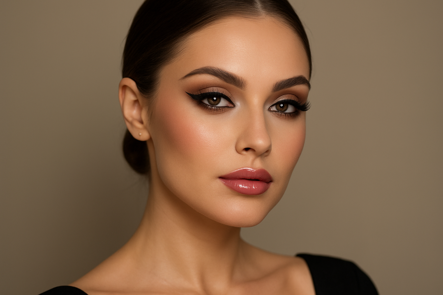 A woman with makup