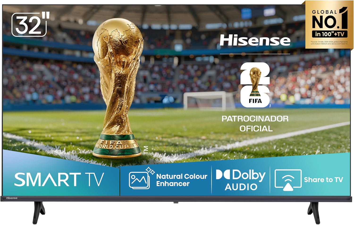 Hisense 32" A4K HD Smart LED TV with Dolby Digital & Digital Tuner